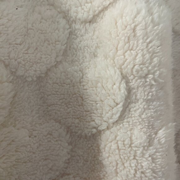 Brooklyn Quarter Zip Fleece pullover. Embroidered words, Heart texture Size L - Picture 5 of 7